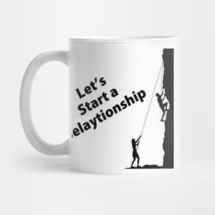 Belaying Climbers Mug